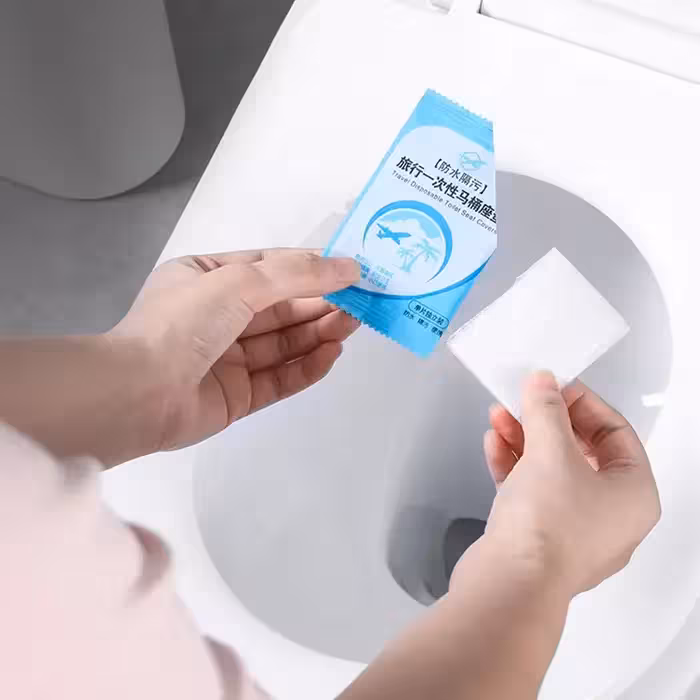 1 Box (100 Pcs) Disposable Toilet Seat Cover - Image 6