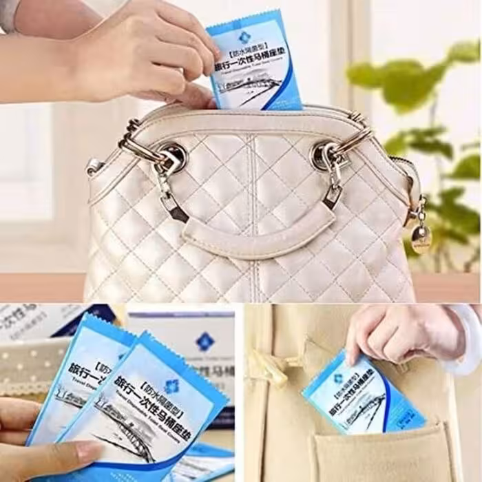 1 Box (100 Pcs) Disposable Toilet Seat Cover - Image 4