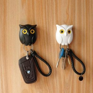 2pcs Magnetic Owl Key Holder