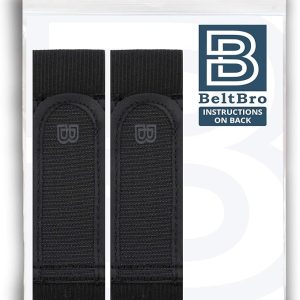 2 Set No Buckle  Belt BRO  ( 4 Pcs )